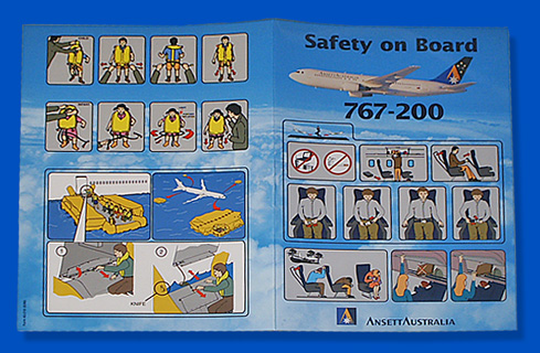 SAFETY CARD - B767-200